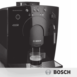 Benutzerhandbücher der Bosch Kaffeemaschinen