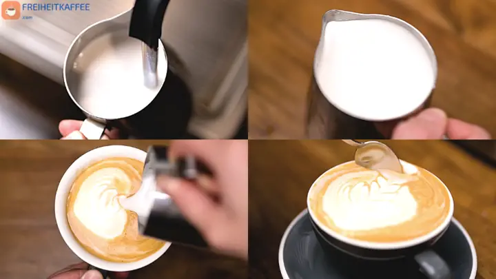 Cappuccino mit Mandelmilch speziell für Baristas