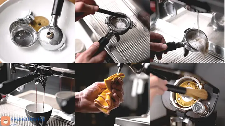 Tiefenreinigung der Espressomaschine