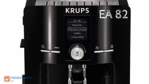 Display des Krups EA82 Super-Automatik-Kaffeemaschine