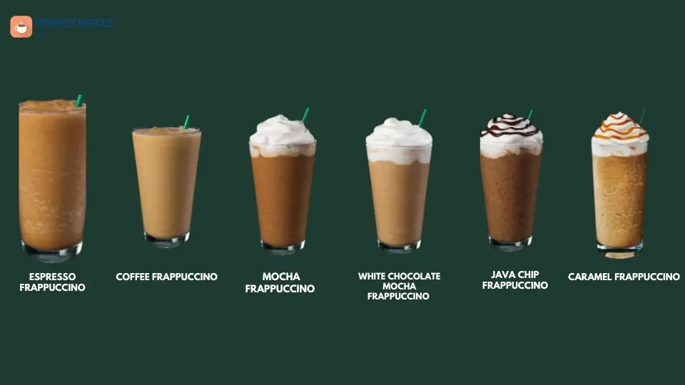 Frappuccinos mit Kaffeebasis